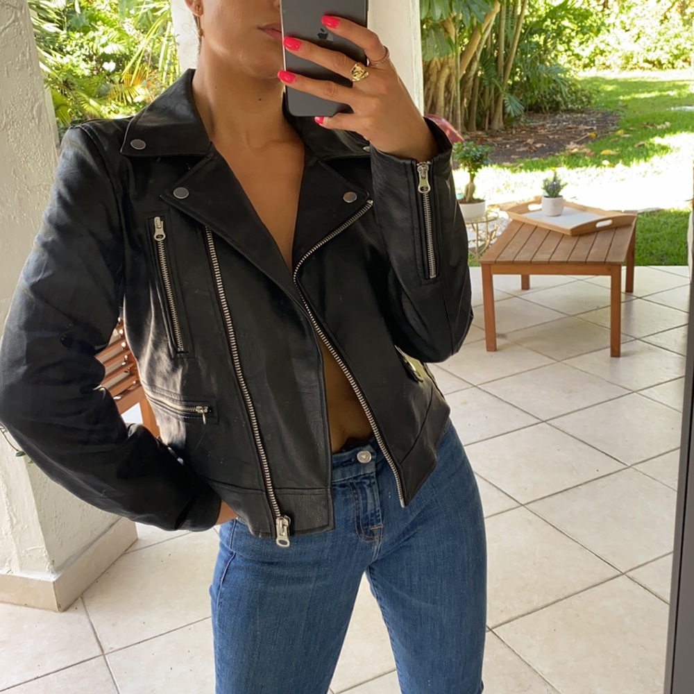 NEW Vegan Leather Jacket